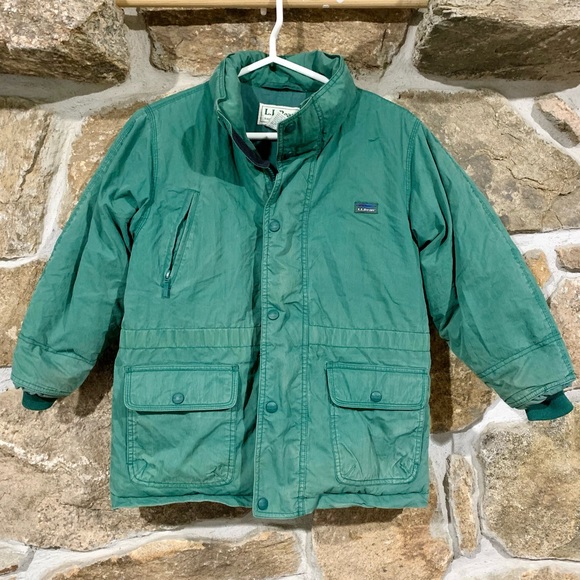 L.L. Bean Jackets & Coats Vintage Green Ll Bean Bomber Puffer Jacket Ll Bean Coat Poshmark
